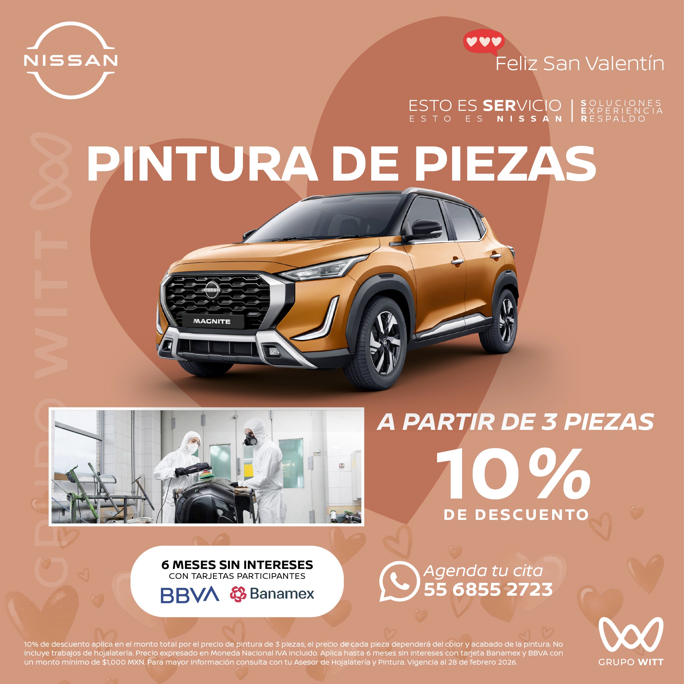 A PARTIR DE 3 PIEZAS