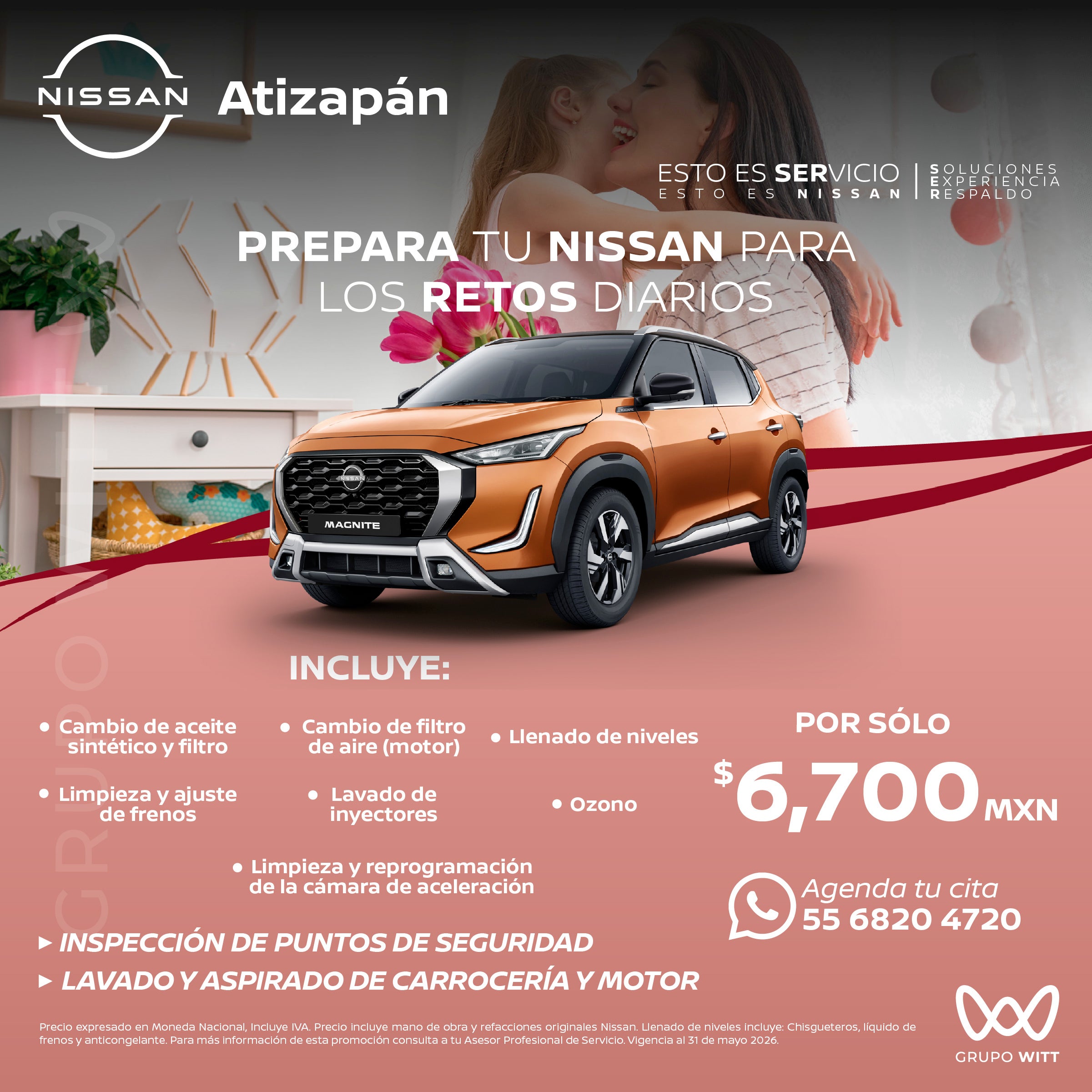 POR SÓLO $6,700 MXN
