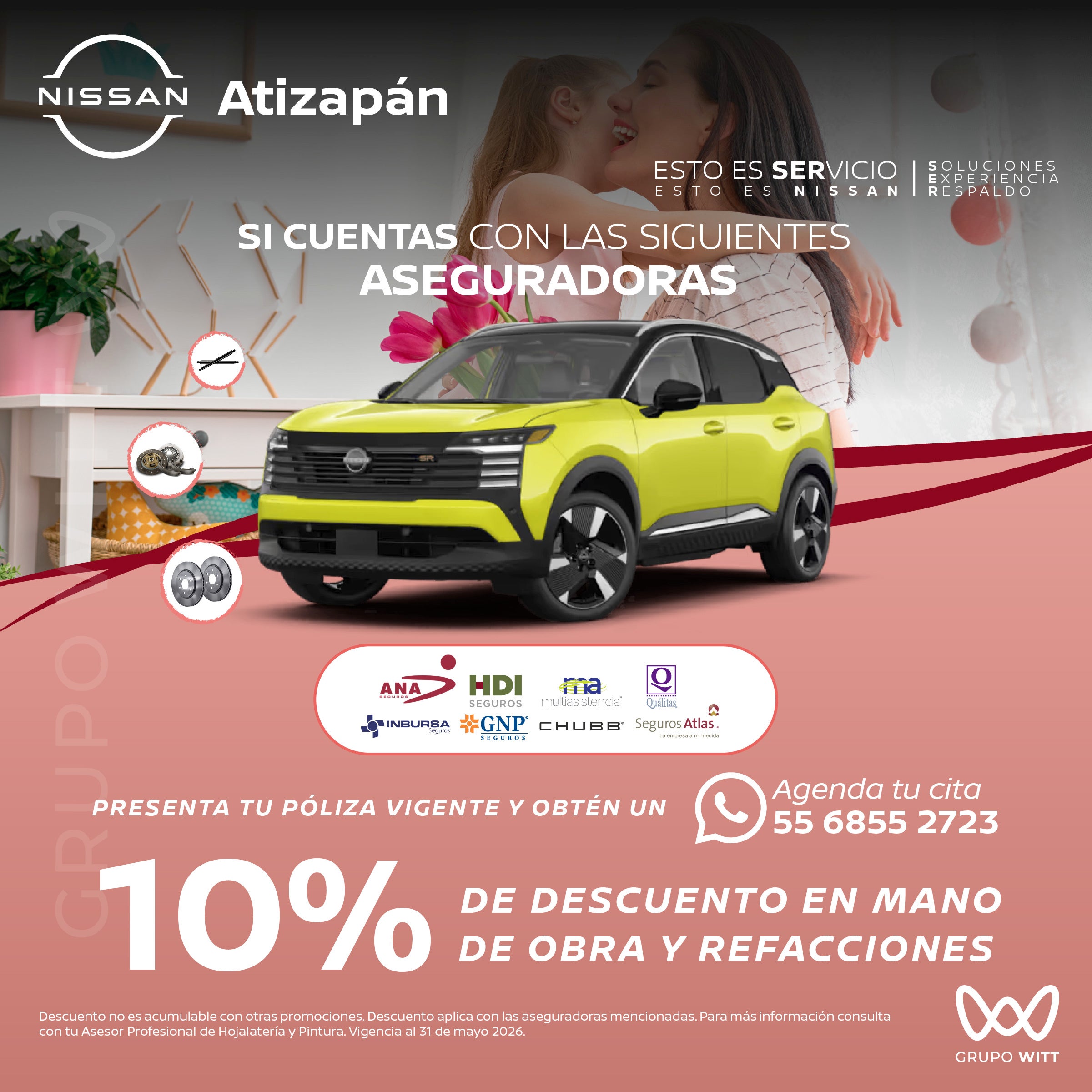 EN MANO DE OBRA Y REFACCIONES